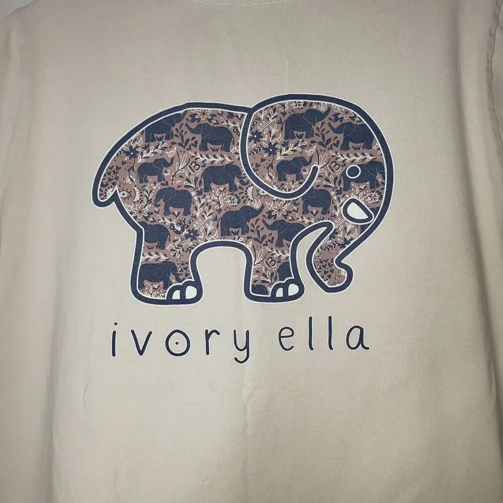 IVORY & ELLA Pink Short Sleeve Pocket T Shirt Girls Size XL